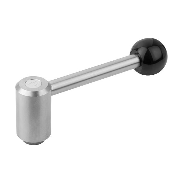 Adjustable Tension Levers in stainless, int. thread, inch, 0 Degree